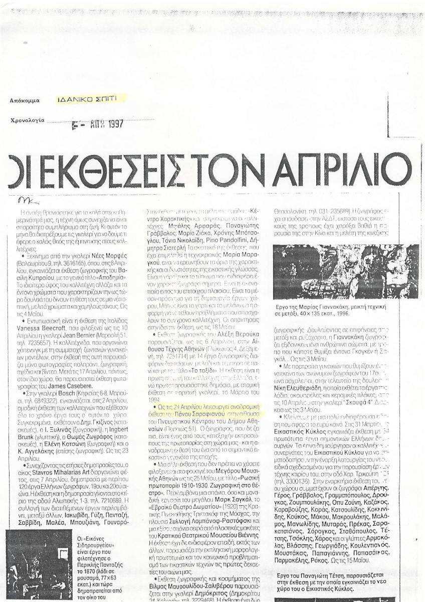 Idaniko Spiti April 1997